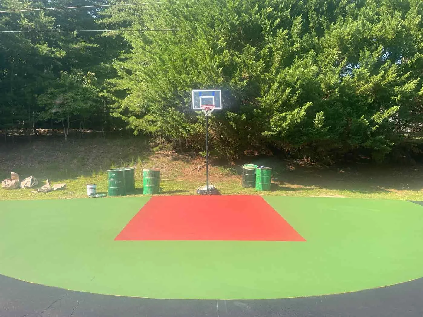 Basketball Court Resurfacing services in Houston TX - Basketball Court Builders of Houston